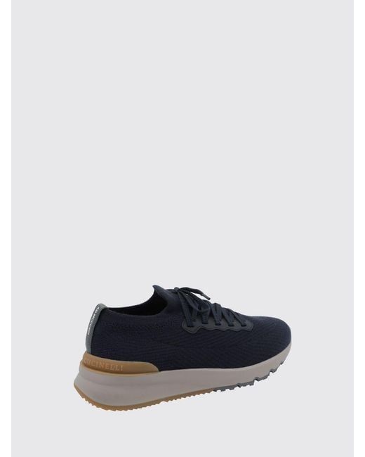 Brunello Cucinelli Blue Sneakers for men