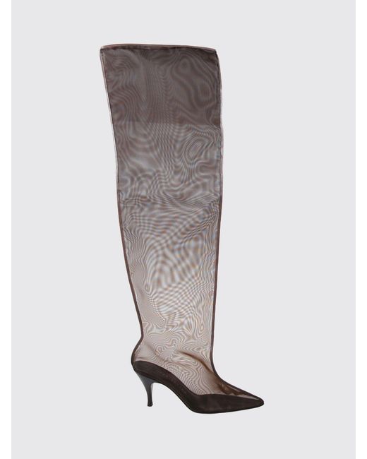 Herbert Levine Brown Mesh Nylon Boot