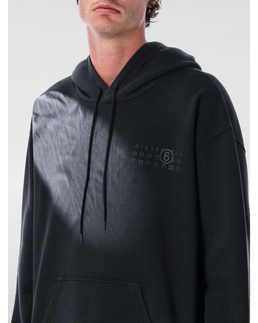 MM6 by Maison Margiela Black Sweatshirt for men