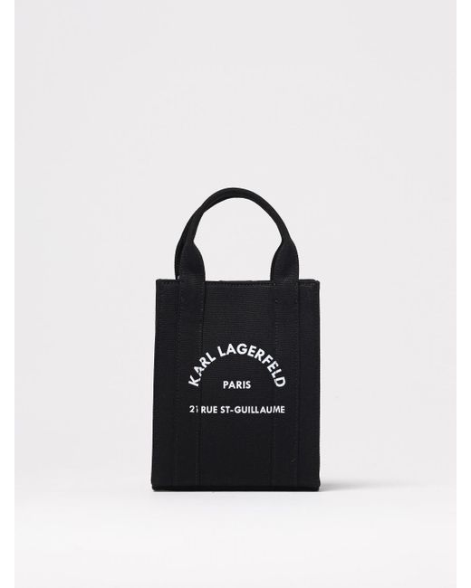 Bolso Tote Mujer Karl Lagerfeld de color Black