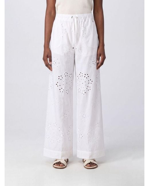 Herno White Pants