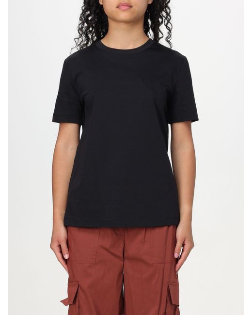 T-shirt basic in cotone di Max Mara in Black