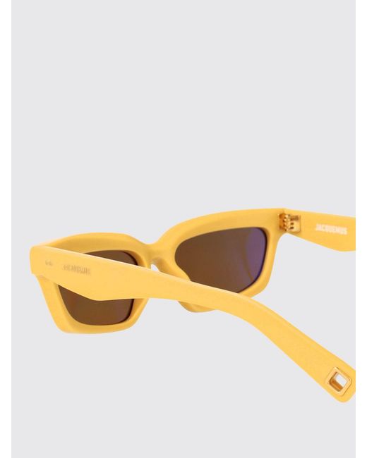 Jacquemus Metallic Rectangular Cat-Eye Sunglasses for men