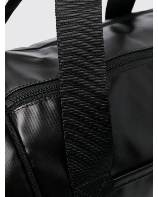 Fred Perry Black Recycled Polyester Duffle Bag for men