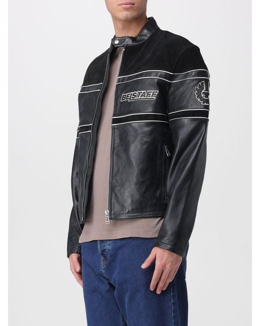 Belstaff Black Competition Speed Leather Jacket for men