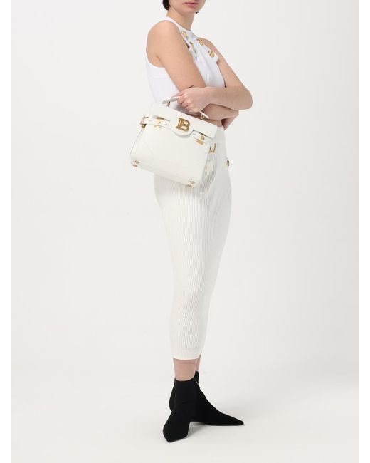 Balmain Natural Handtasche Damen