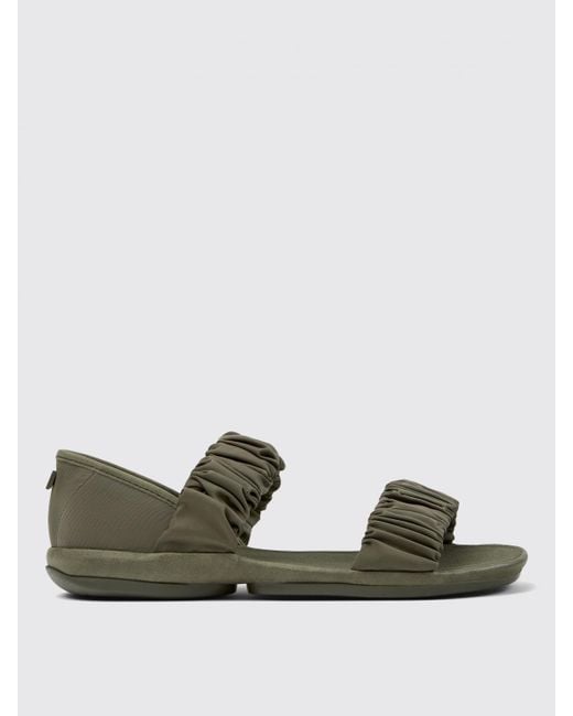 Camper Green Right K201707003 Ruched Sandals