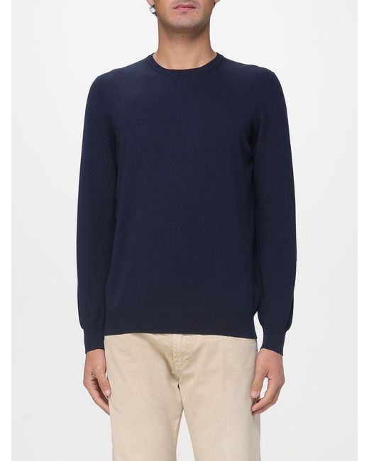 Pullover Basic di Fay in Blue da Uomo