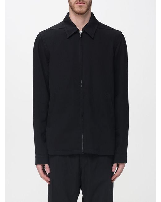 Rick Owens Blue Wool Shirt Jacket for men