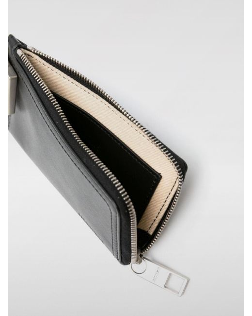 Portacarte Le Porte-Zippé Cuerda di Jacquemus in Black da Uomo