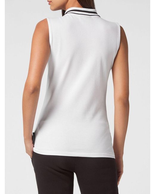 Philipp Plein White Polo Shirt
