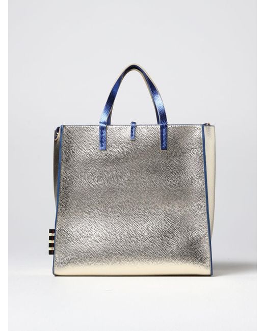 Manila Grace Tote Bags in Gray Lyst