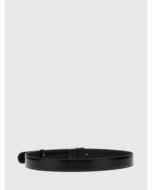 Gucci White Laminated Calfskin Leather Belt