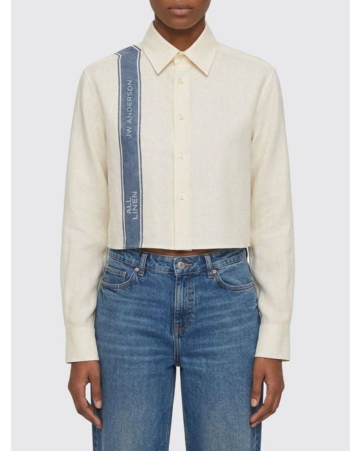 J.W. Anderson Blue Linen Shirt