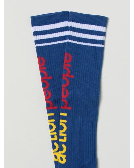 Autry Blue Socks for men