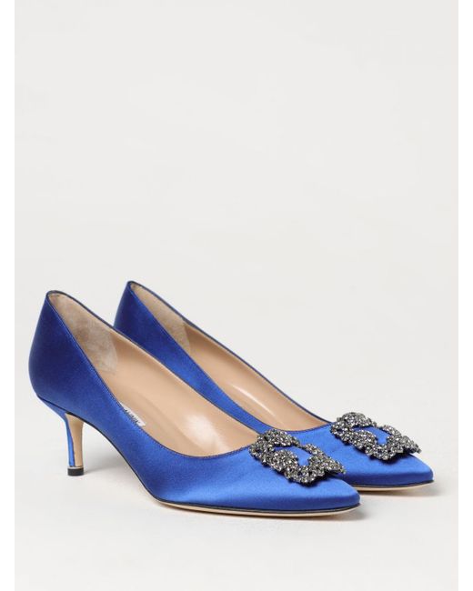 Manolo Blahnik Blue Schuhe