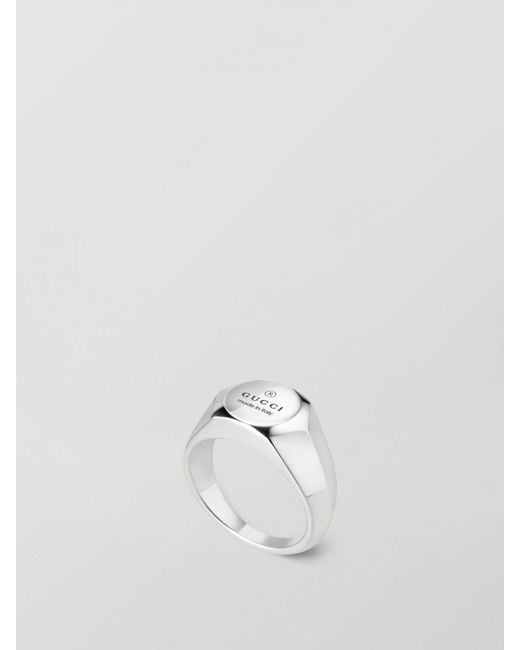 Anillo Trademark Gucci de color White