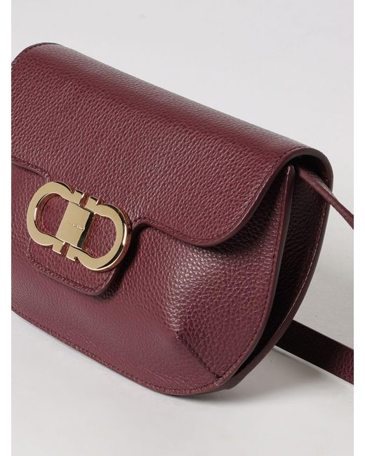 Ferragamo Purple Shoulder Bag