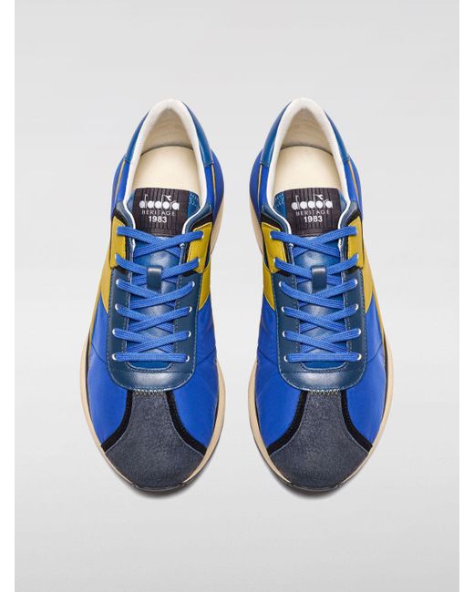 Sneakers Mercury Elite in pelle e nylon di Diadora in Blue da Uomo