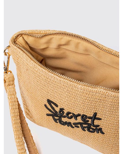 Secret Pon-pon Natural Shoulder Bag