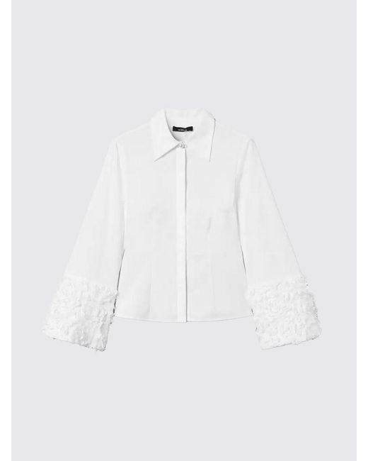 Twinset White Stretch Cotton Shirt