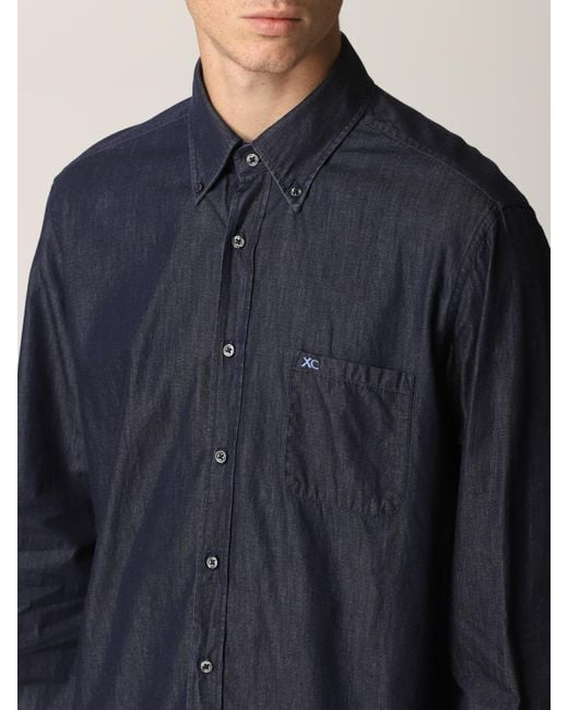 Camicia di XC in Blue da Uomo