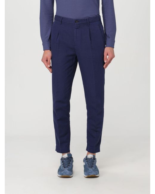 Incotex Blue Trousers for men