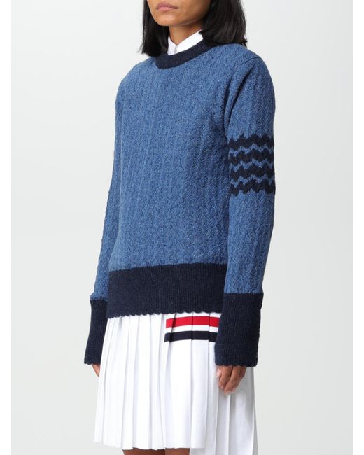 Thom Browne Blue Pullover Damen