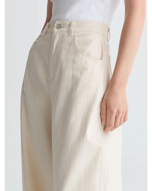 Séfr Natural Twill Baggy Trousers