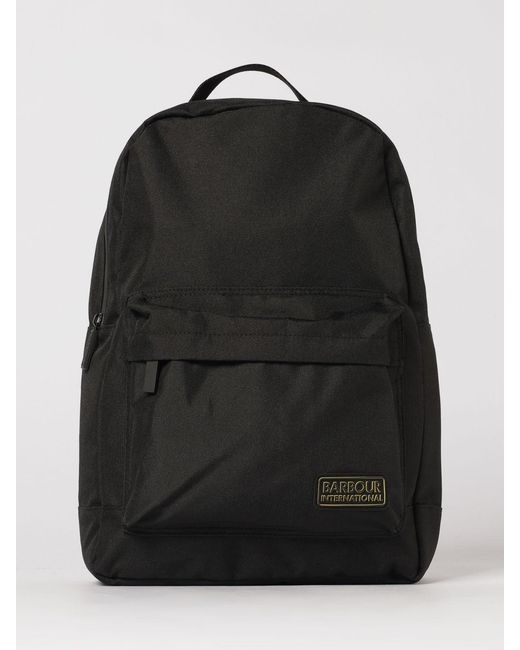 Barbour Black Backpack for men