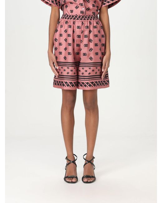 Dolce & Gabbana Red Shorts Damen