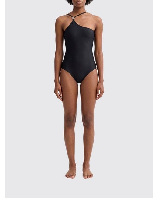 Coperni Black Asymmetric Swimsuit