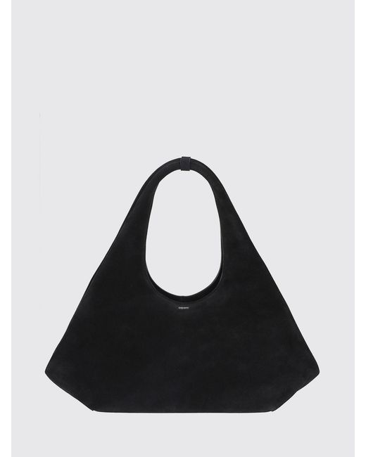 Coperni Black Folded Suede Bag