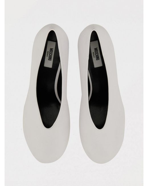 Moschino Couture Natural Court Shoes