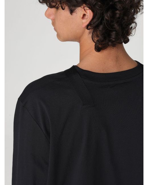 Camiseta Helmut Lang de hombre de color Black