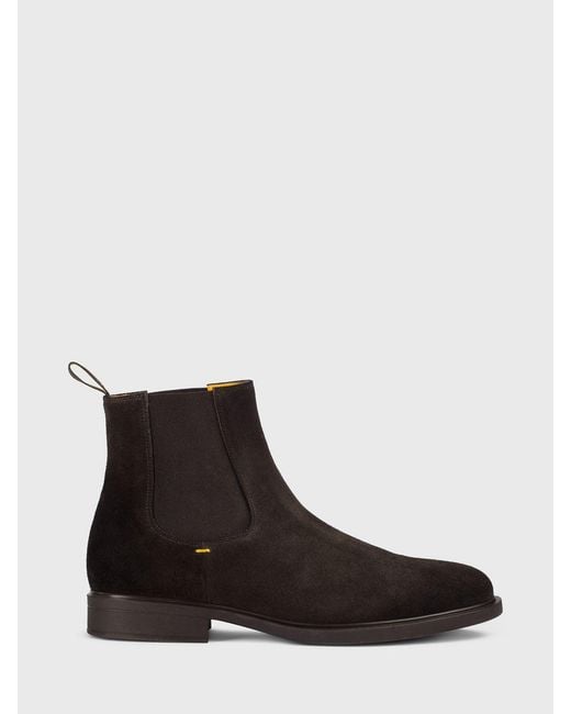 Doucal's White Suede Ankle Boots for men