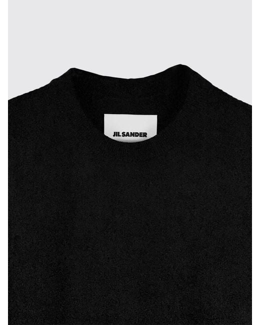 Jil Sander Black Crewneck Sweater