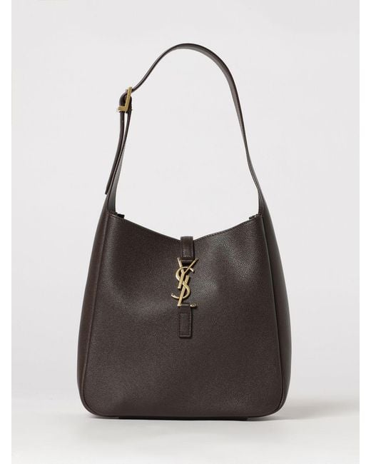 Saint Laurent Black Le 5 À 7 Leather Bag