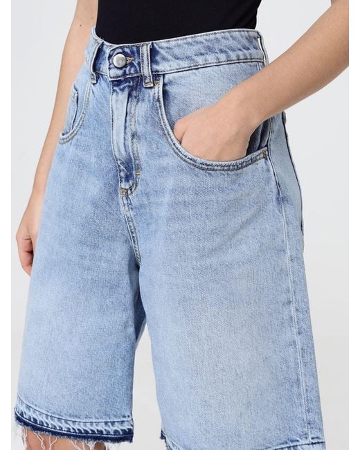 Pantalones Cortos Lulu De Denim ICON DENIM de color Blue