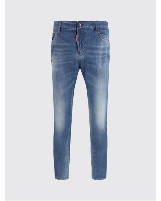 DSquared² Blue Skinny Fit Stretch Denim Jeans for men