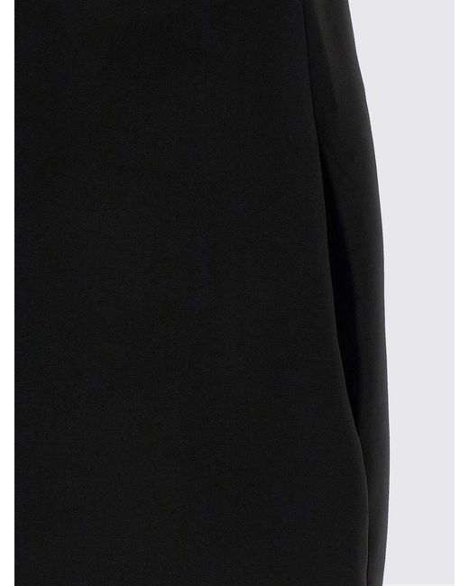 Self-Portrait Black Mini Dress With Flower