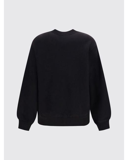 Dolce & Gabbana Blue Dolce &Amp Gabbana Cotton Crewneck Sweatshirt With Contrast Logo