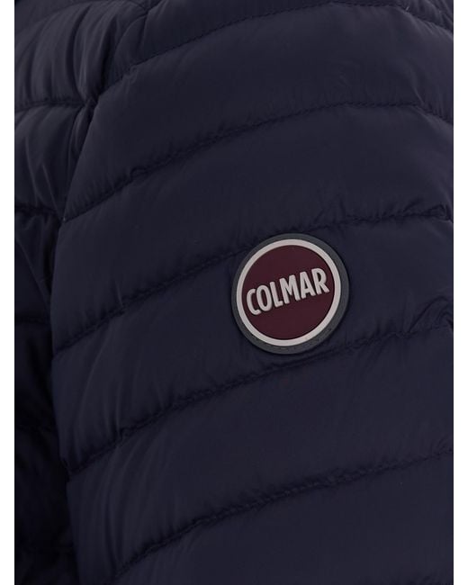 Colmar Blue Padded Nylon Down Jacket for men