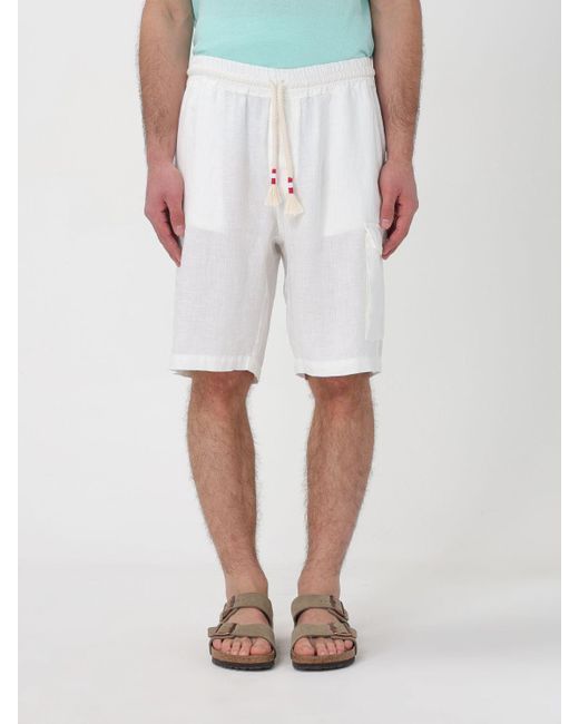 Pantalones cortos Mc2 Saint Barth de hombre de color White
