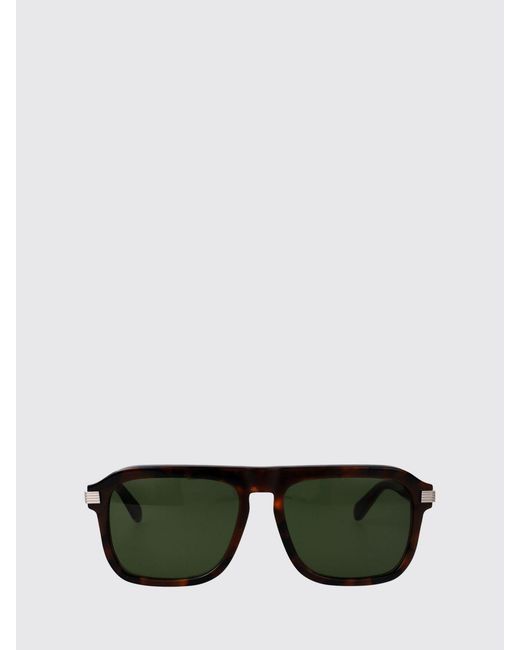 Ferragamo Brown Rectangular Aviator Sunglasses for men