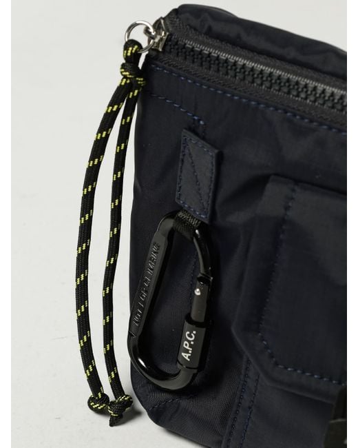 A.P.C. Black Belt Bag for men