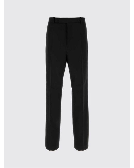 Jil Sander Black Wool Tailored Trousers for men
