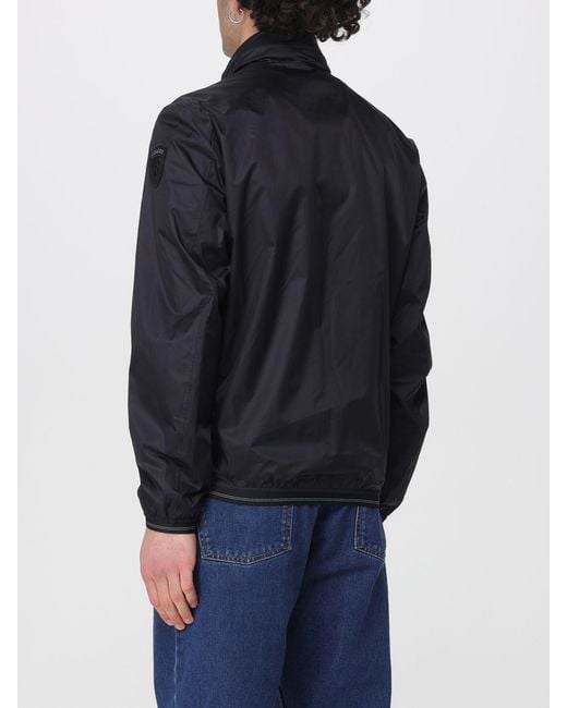 Blauer Blue Polyester Bomber Jacket for men