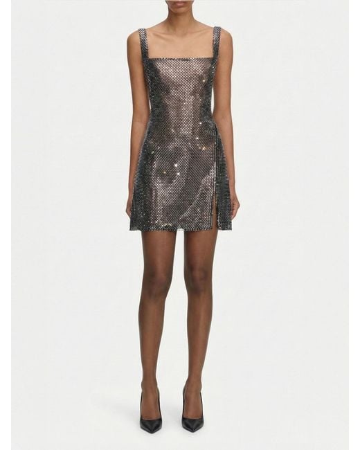 Self-Portrait Gray Dress