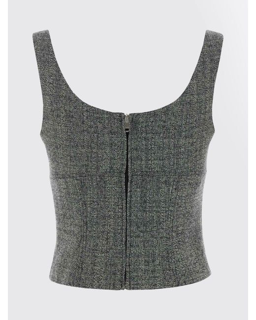 Gucci Black Wool Crop Top